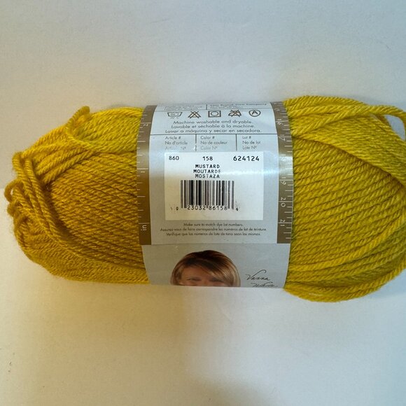 1 Skein Vanna's Choice Yarn - Mustard - Picture 4 of 4